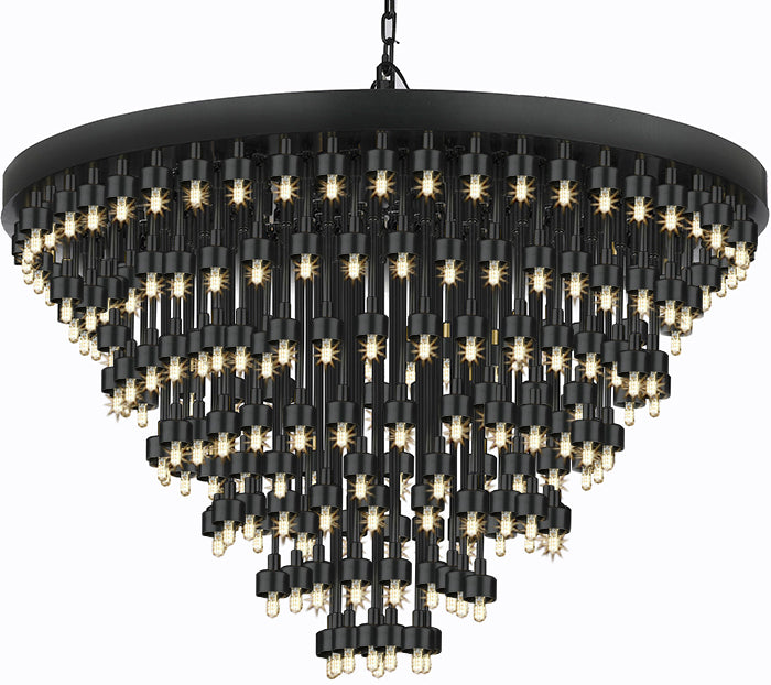 COSMOS 7-RING CHANDELIER LIGHTING CHANDELIERS GOOD FOR DINING / ENTRYWAY / FOYER / LIVING ROOM W 42" H 32" - G7-3427/206