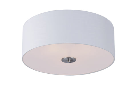 Bongo 3-Light Flush Mount Satin Nickel - C157-10010WLSN