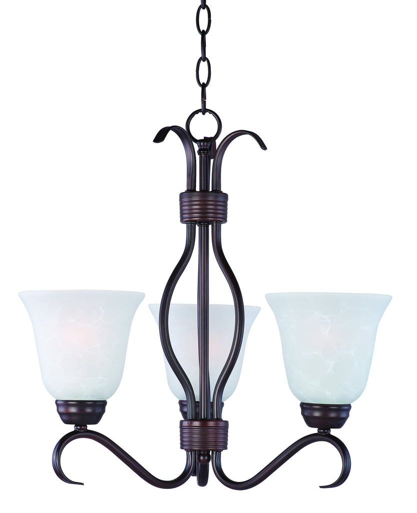 Basix 3-Light Chandelier Oil Rubbed Bronze - C157-10123ICOI