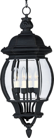 Crown Hill 4-Light Outdoor Hanging Lantern Black - C157-1039BK