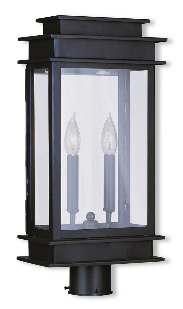 Livex Princeton 2 Light Bronze Outdoor Post Lantern - C185-2017-07