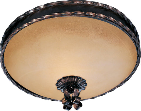 Aspen 3-Light Flush Mount Oil Rubbed Bronze - C157-20602VAOI