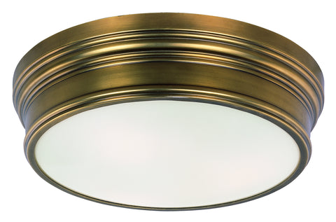 Fairmont 3-Light Flush Mount Natural Aged Brass - C157-22371SWNAB