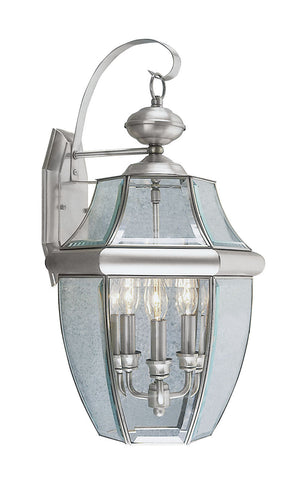 Livex Monterey 3 Light BN Outdoor Wall Lantern - C185-2351-91