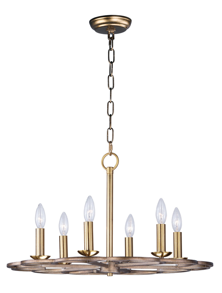 Helix 6-Light Chandelier Bronze Fusion - C157-24737BZF