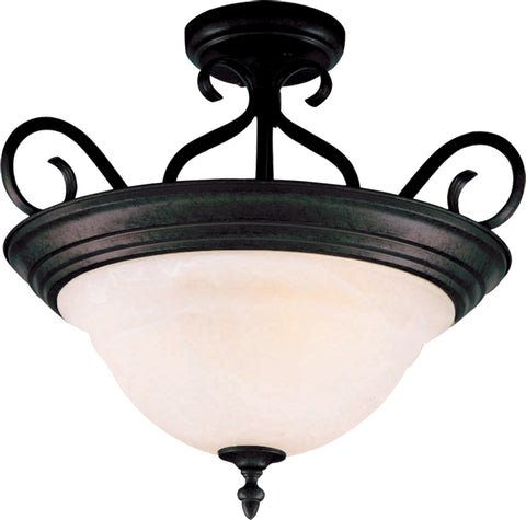 Pacific 3-Light Semi-Flush Mount Kentucky Bronze - C157-2652MRKB