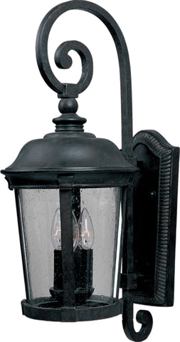 Dover Cast 3-Light Outdoor Wall Lantern Bronze - C157-3025CDBZ