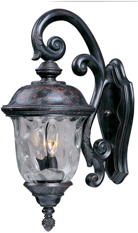 Carriage House DC 3-Light Outdoor Wall Lantern Oriental Bronze - C157-3497WGOB