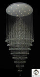 Swarovski Crystal Trimmed Chandelier Modern Contemporary Chandelier &quot;Rain Drop&quot; Chandeliers H 100&quot; W 41&quot; (Over 8Ft Tall) - G7-B35/6874/16Sw