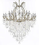 Swarovski Crystal Trimmed Chandelier Lighting Chandeliers H59" X W46" Great for The Foyer, Entry Way, Living Room, Family Room and More! - A500-B12/2MT/24+1SW
