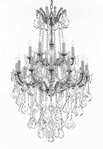 Maria Theresa Crystal Chandelier Chandeliers Lighting H 50" X W 30" - Great For Dining Room Entryway Or Living Room - A500-B13/Cs/152/18