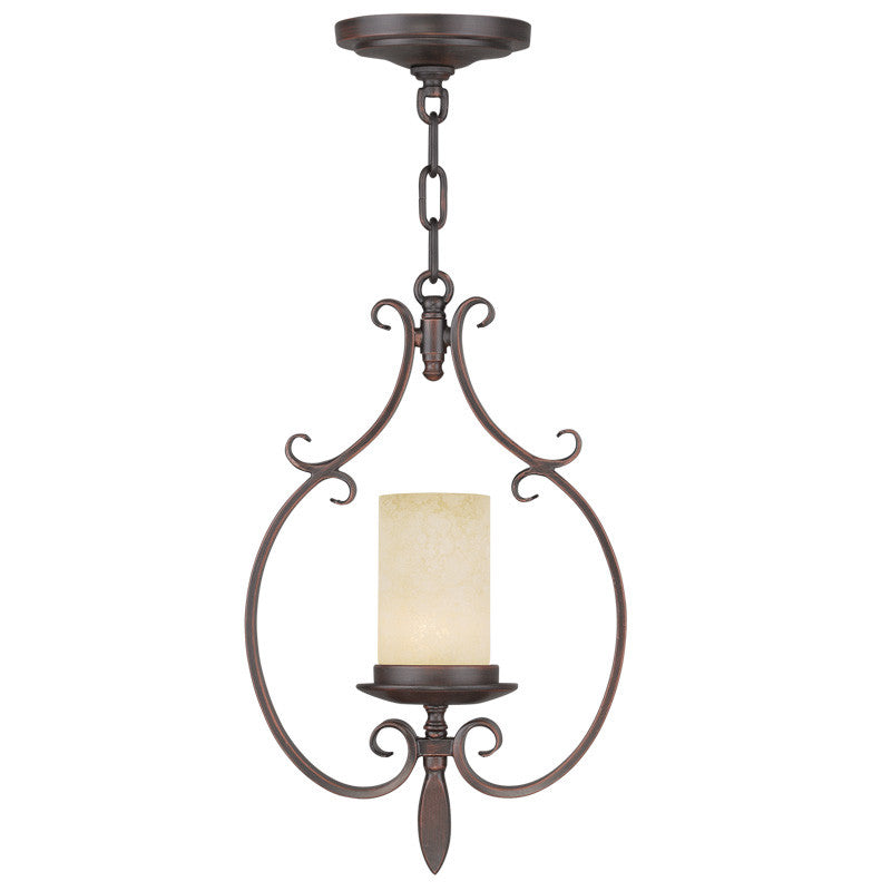 Livex Millburn Manor 1 Light Imperial Bronze Mini Pendant - C185-5480-58