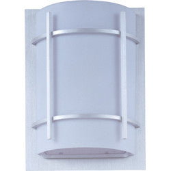 Luna LED 1-Light Outdoor Wall Lantern Brushed Metal - C157-55215WTBM