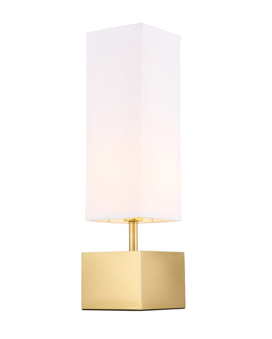 ZC121-TL3049BR - Regency Decor: Niki 1 light Brass Table Lamp