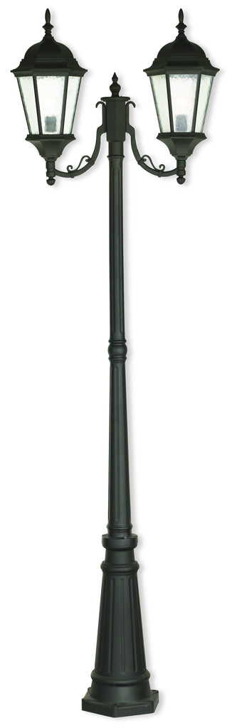 Livex Hamilton 2 Light TBK Outdoor Post Light - C185-75476-14