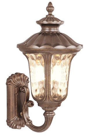 Livex Oxford 3 Light MG Outdoor Wall Lantern - C185-7656-50