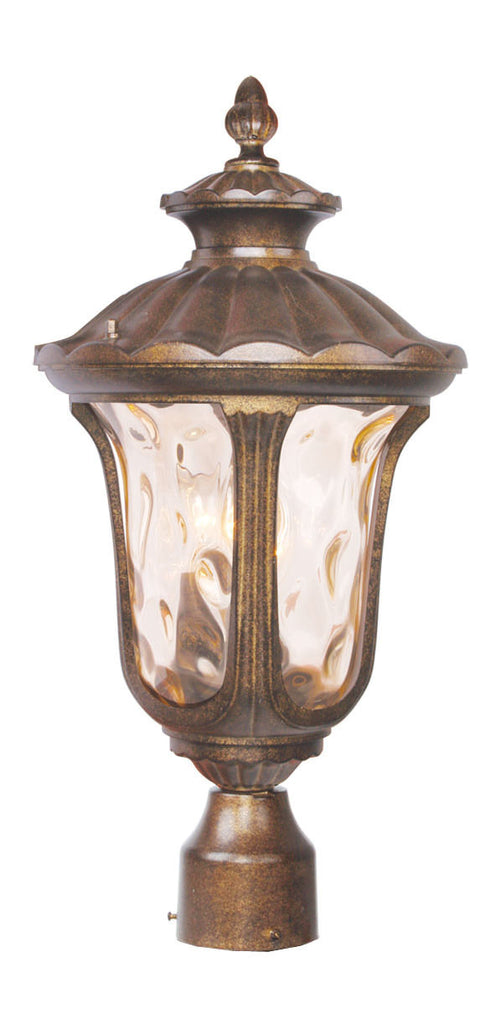 Livex Oxford 3 Light MG Outdoor Post Lantern - C185-7659-50