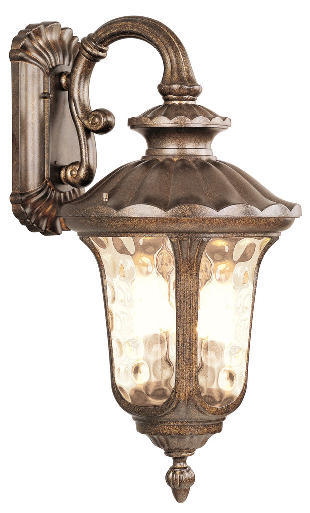 Livex Oxford 3 Light MG Outdoor Wall Lantern - C185-7663-50