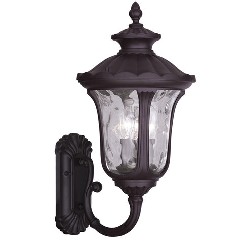 Livex Oxford 3 Light Bronze Outdoor Wall Lantern - C185-7862-07