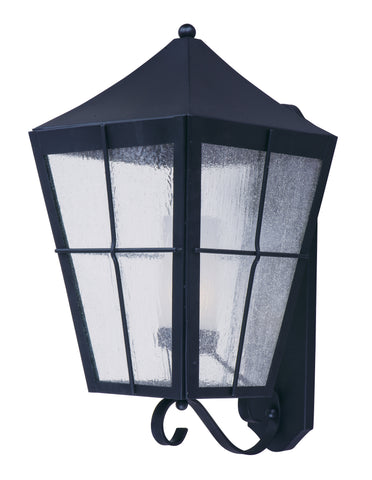 Revere 1-Light Outdoor Wall Lantern Black - C157-85338CDFTBK