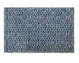 Handtufted Moroccan Navy Wool Area Rug 5 X 7 - J10-IN-210-5X7