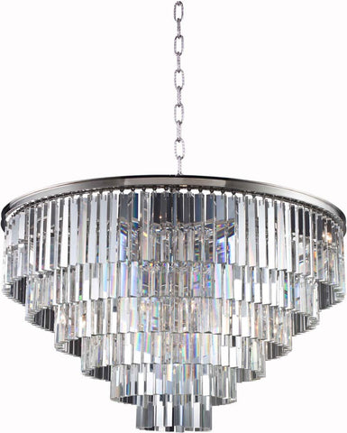 ZC121-1201D44PN-GT/RC By Regency Lighting - Sydney Collection Polished nickel Finish 33 Lights Pendant Lamp