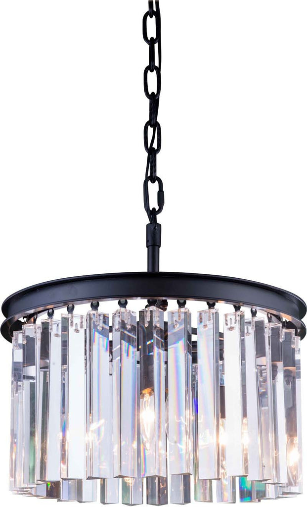 ZC121-1208D16MB-GT/RC By Regency Lighting - Sydney Collection Mocha Brown Finish 3 Lights Pendant Lamp