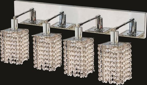 ZC121-1284W-O-S-CL/EC By Regency Lighting Mini Collection 4 Lights Wall Sconce Chrome Finish