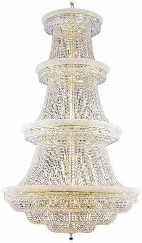 C121-1803G62G/RC By Elegant Lighting Primo Collection 56 Light Foyer/Hallway Gold Finish