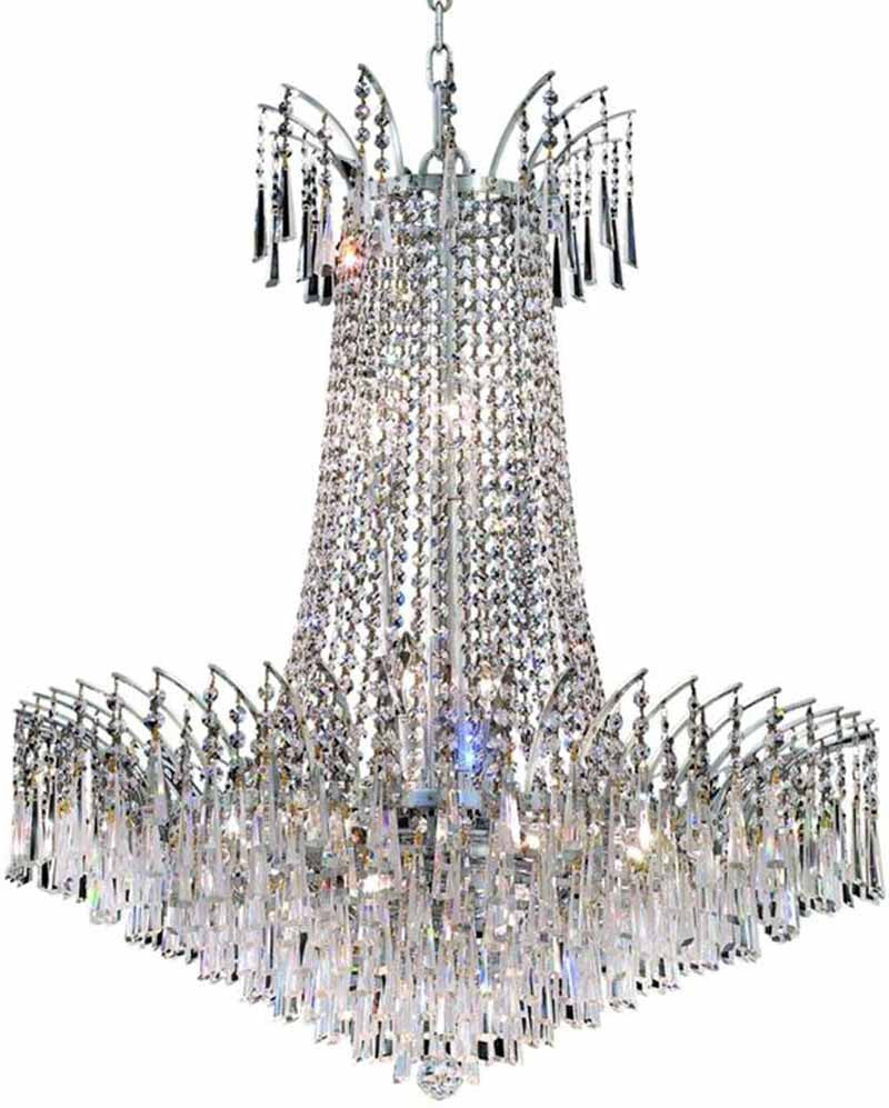 ZC121-8032D29C/EC By Regency Lighting - Victoria Collection Chrome Finish 16 Lights Dining Room