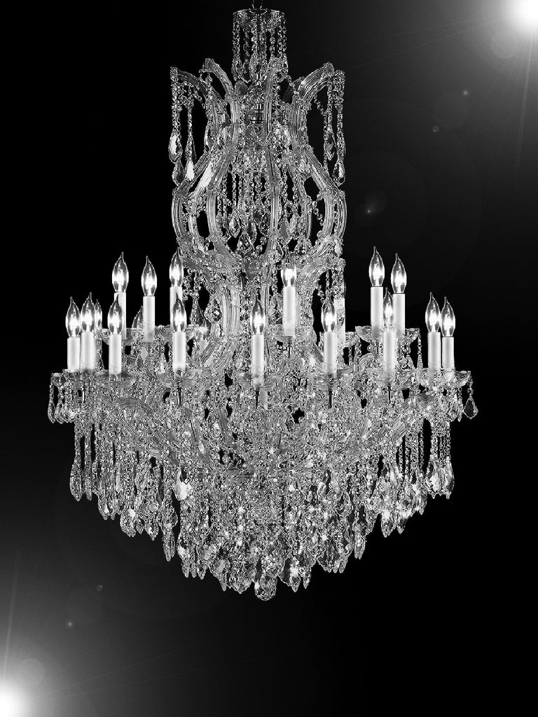 Maria Theresa Chandelier Crystal Lighting Chandeliers Dressed With Empress Crystal (Tm) H 50" W 37" Great For Large Foyer / Entryway - G83-Cs/2232/24+1