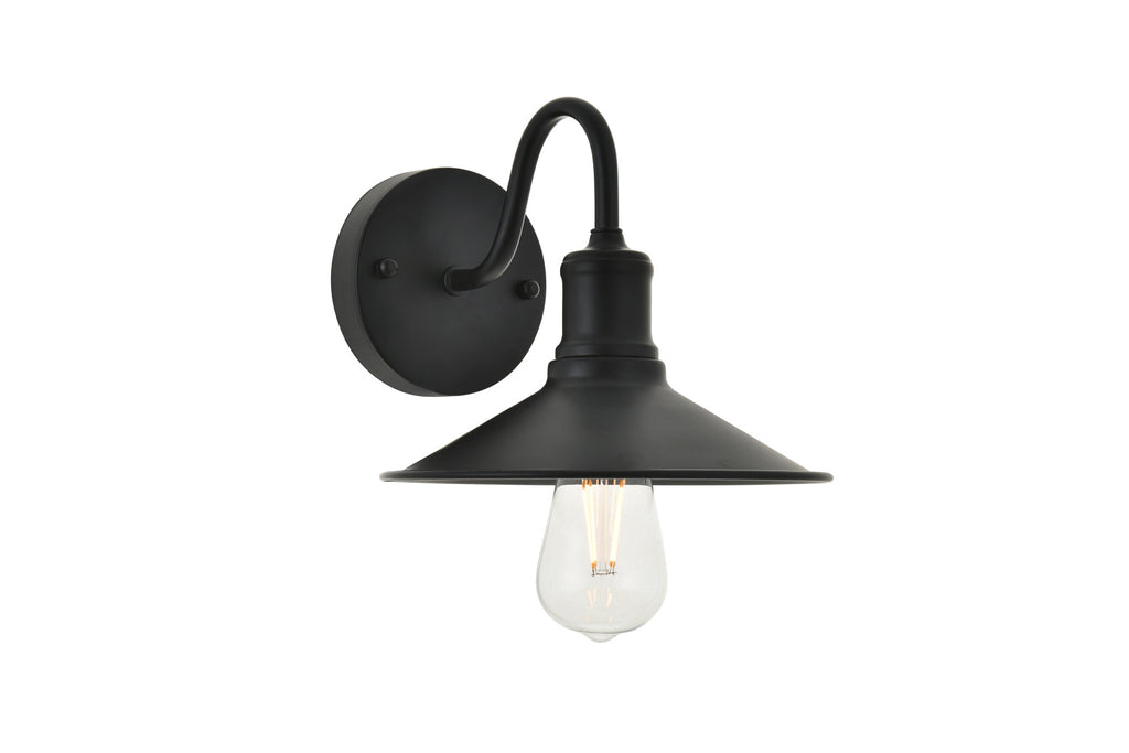 ZC121-LD4033W9BK - Living District: Etude 1 light black Wall Sconce